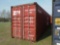 Used 40' Shipping Container, s/n ZCSU8989188