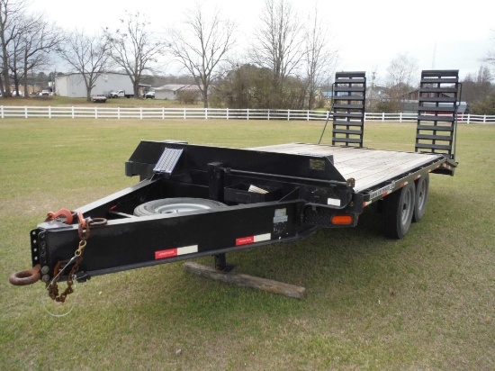 2018 Gator Tag Trailer, s/n 4Z1PB212XJS040478: T/A, Dovetail, Ramps (Owned