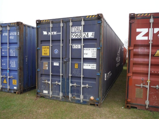 Used 40' Shipping Container, s/n TRDU5968244