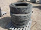 Set of (4) 255/70R22.5 Tires