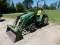 John Deere 4200 MFWD Tractor, s/n 426511: Loader w/ Bkt.