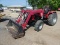 Mahindra 4540 MFWD Tractor, s/n MRCNY5270: Rollbar, Mahindra 4550-4L Loader