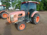 Kubota L6060 MFWD Tractor, s/n 40175: Encl. Cab, 3PH, PTO, Meter Shows 3651