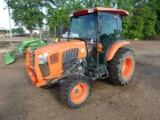Kubota L6060 MFWD Tractor, s/n 46885: Encl. Cab, Drawbar, Hyd. Remote, PTO,