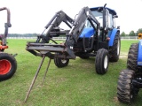 New Holland TL90 Tractor, s/n 1302575: Meter Shows 5519 hrs