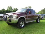 2006 Ford F250 4WD Pickup, s/n 1FTSW21P06EB36526: King Ranch 4-door, Brush