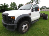 2009 Ford F550 4WD Cab & Chassis, s/n 1FDAF56R19EA97811: Odometer Shows 72K