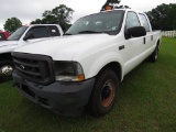 2004 Ford F350 Truck, s/n 1FTSW30L04EC65044: 4-door, 2wd, Gas Eng., Auto, O