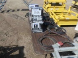 Lot containing 7 Cases of Synthetic Oil, 4 Elec. Cords, Jumper Cable Leads