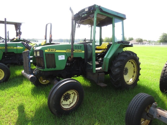 John Deere 5210 Tractor, s/n LV5210S321782: 2wd, Encl. Cab, Collar Shift