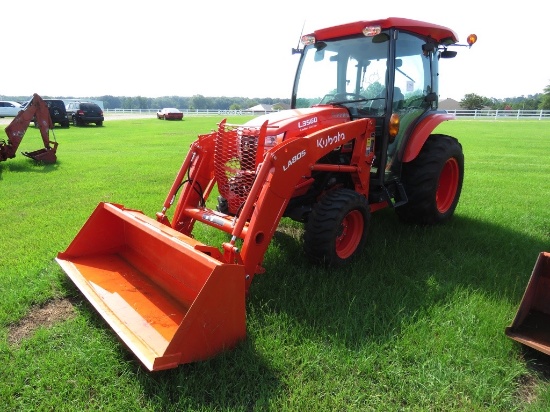 Kubota L3560D MFWD Tractor, s/n KBUL5AHCCM8K52602: C/A, LA805 Loader w/ Bkt
