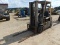 Hyster S50XM Forklift, s/n D187V255052 (Salvage) LP Gas, No Tank