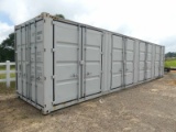 Unused 2023 40' High Cube Multi-door Container, s/n LYGU0089686: 4 Side Doo