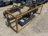 Unused 2023 Wolverine Sickle Bar Mower Attachment for Skid Steer: w/ In Cab