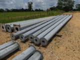 (8) 35' Steel Poles