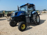 New Holland TS100A Tractor, s/n ACP219405 (Salvage): 2wd, C/A, Missing Glas