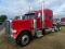 2022 Peterbilt 389 Truck Tractor, s/n 1XPXD49X8ND788227: T/A, Stand Up Slee