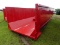 Unused 30-yard Rolloff Container, s/n 9432: Red, 22' Main Rail, Open Top, T