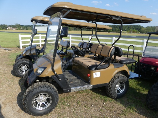 Electric Golf Cart, s/n GYCY2023040400 (No Title): 4-Seater, Long Top, On B