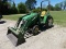 John Deere 4200 MFWD Tractor, s/n LV4200C426511: Loader w/ Bkt.