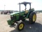 John Deere 5310 Tractor, s/n 333233: 2wd, Rollbar Canopy, Front Weights, 3P