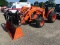 Kubota MX5800 MFWD Tractor, s/n 54427: Loader w/ Grapple & Bkt.