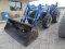 2006 New Holland TN85A MFWD Tractor, s/n HJE051299: NH 32LC Self-leveling L