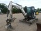 2012 Bobcat E45 Mini Excavator, s/n AG3G12691: C/A, Long Stick, Meter Shows