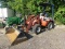 1995 Kubota R420 Rubber-tired Loader, s/n 10023: Canopy, Quick Attach Bkt.,