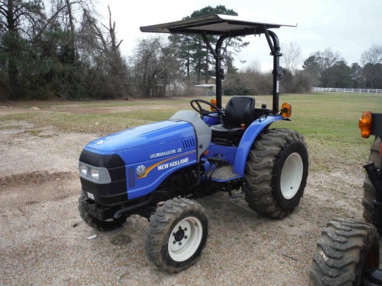New Holland Workmaster 25 MFWD Tractor, s/n LS110W25RLH0010014: Rollbar Can