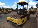 2021 Bomag 145D-5 Roller, s/n 101587281018: Canopy, Meter Shows 950 hrs