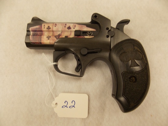 Bond Arms Derringer, Dead Mans Hand, .45 Colt/.410 3". Hard Case & Deck of