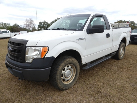2013 Ford F150 4WD Pickup, s/n 1FTMF1EM7DFB68531: Reg. Cab, Gas Eng., Auto,