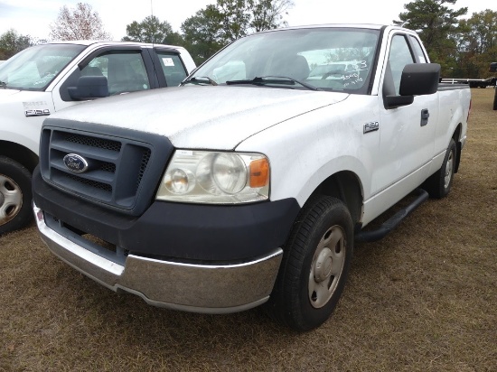 2005 Ford F150 Pickup, s/n 1FTRF12255NA04145: 2wd, Reg. Cab, 4.2L Gas Eng.,