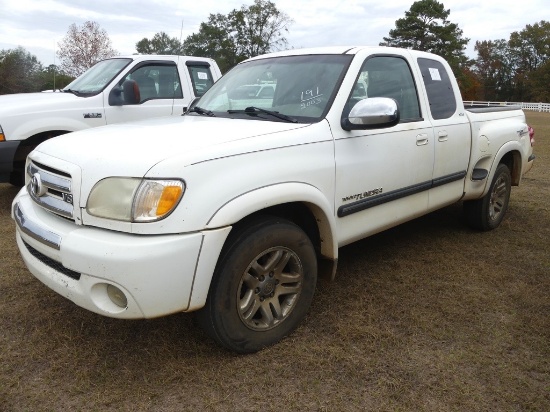 2003 Toyota Tundra, s/n 5TBRT34173S436230: 2wd, 4-door, Odometer Shows 230K
