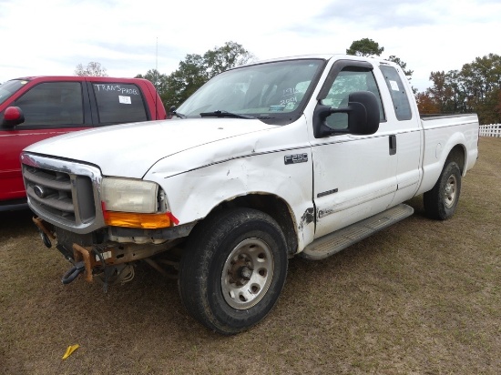 2001 Ford F250 Pickup, s/n 1FTNX20F51EA51466: Ext. Cab, 7.3L V8 Diesel Eng.