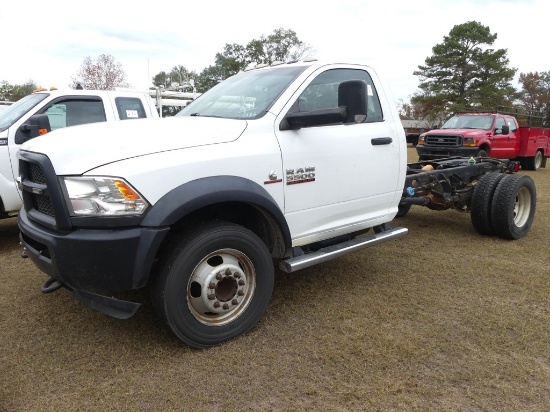 2016 Dodge 5500 Cab & Chassis, s/n 3C7WRMBL8GG351763: 2wd, Odometer Shows 3