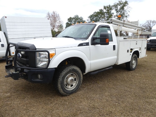 2011 Ford F350 Truck, s/n 1FDBF3F65BED08044: Reg. Cab, 6.2L Gas Eng., Auto,