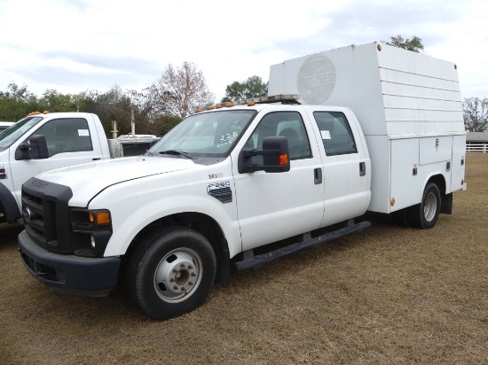 2009 Ford F350 Truck, s/n 1FDWW36Y49EA00263: 4-door, 6.8L Gas Eng., Auto, E