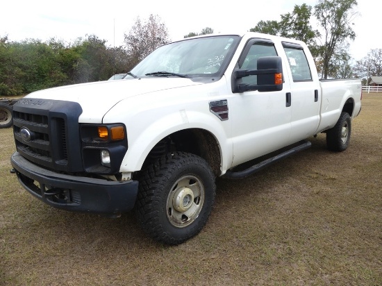 2009 Ford F350 4WD Truck, s/n 1FTSW31R89EA93517: Crew Cab, Powerstroke V8 6