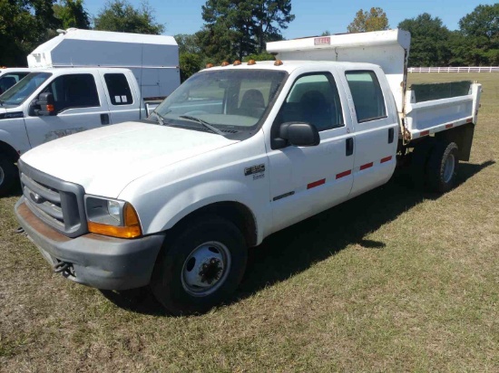 2000 Ford F350 Truck, s/n 1FDWW32F4YEC95612: Crew Cab, 7.3L Diesel Eng., Au