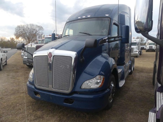 2016 Kenworth T660 Truck Tractor, s/n 1XKYDP9X1GJ468358 (Title Delay): T/A,