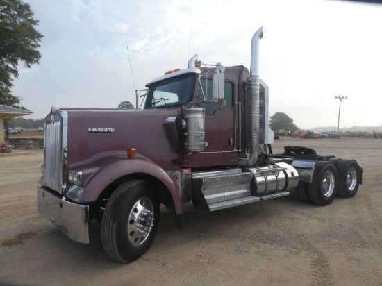 2015 Kenworth W900 Truck Tractor, s/n 1XKWD40XXFJ450457 (Title Delay): T/A,