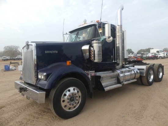 2015 Kenworth W900 Truck Tractor, s/n 1XKWD40X2FJ447553 (Title Delay): T/A,