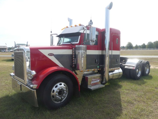 2007 Peterbilt 379 Truck Tractor, s/n 1XP5DU9X77D663195: T/A, Sleeper, Cat