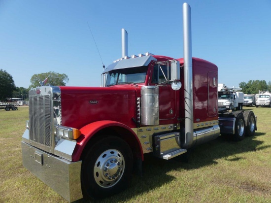 1997 Peterbilt 379 Truck Tractor, s/n 1XP5DB9X2VN393465: Cat 3406 Eng., 13-