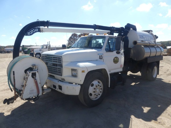 1997 Ford F-Series Vacuum Truck, s/n 1FDNF80C9VVA29743: Diesel Eng., Auto,