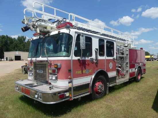2000 Spartan Fire Truck, s/n 4S7AT309XYC035035: Cummins M11 Eng., Eng. Brak