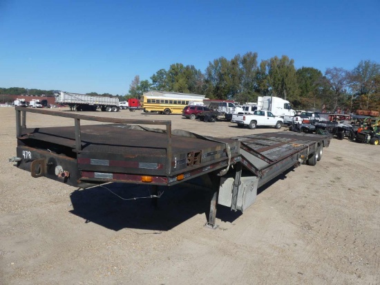 1996 Fontaine Drop Deck Trailer, s/n 4CF3M512XT3504479 (Title Delay): T/A,