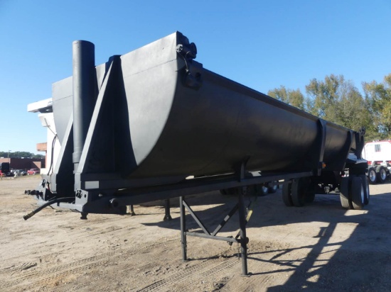 2002 Ranco 32' End Dump Trailer, s/n 1R9ESD50X2L008538: T/A, Round Bottom,